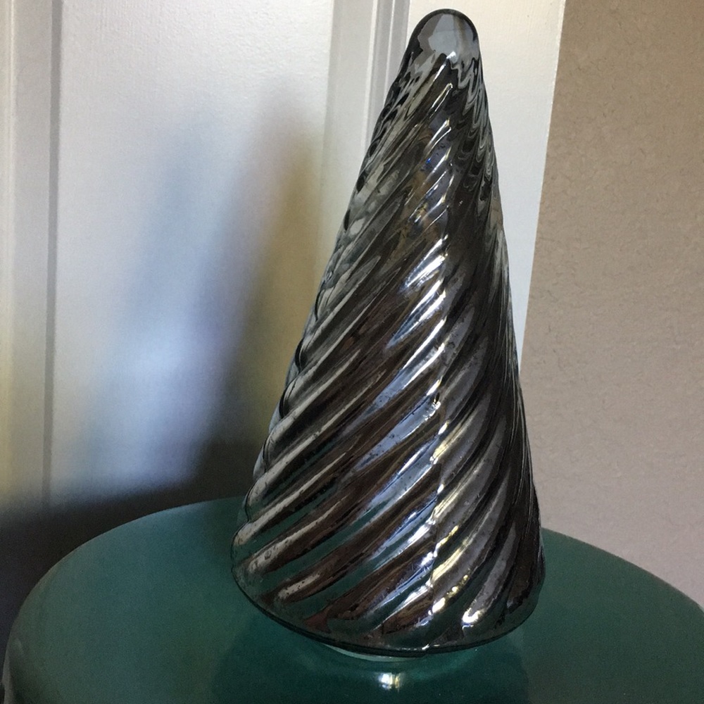 Mercury glass Christmas tree